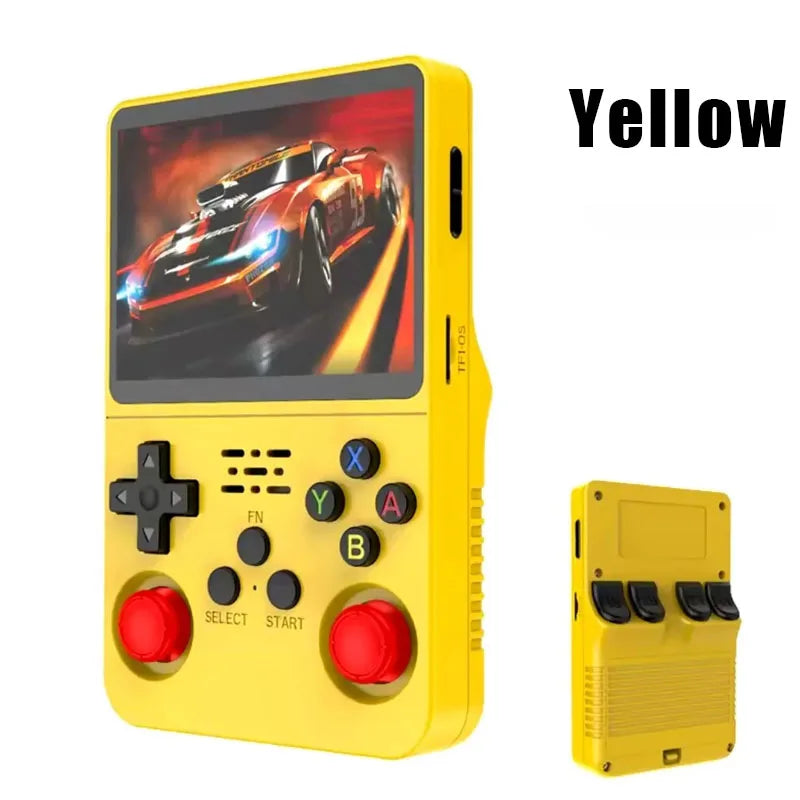 128GB R36S Retro Handheld Video Game Console 3.5Inch IPS Screen Player Kid Portable Pocket Video Player Games Arkos System