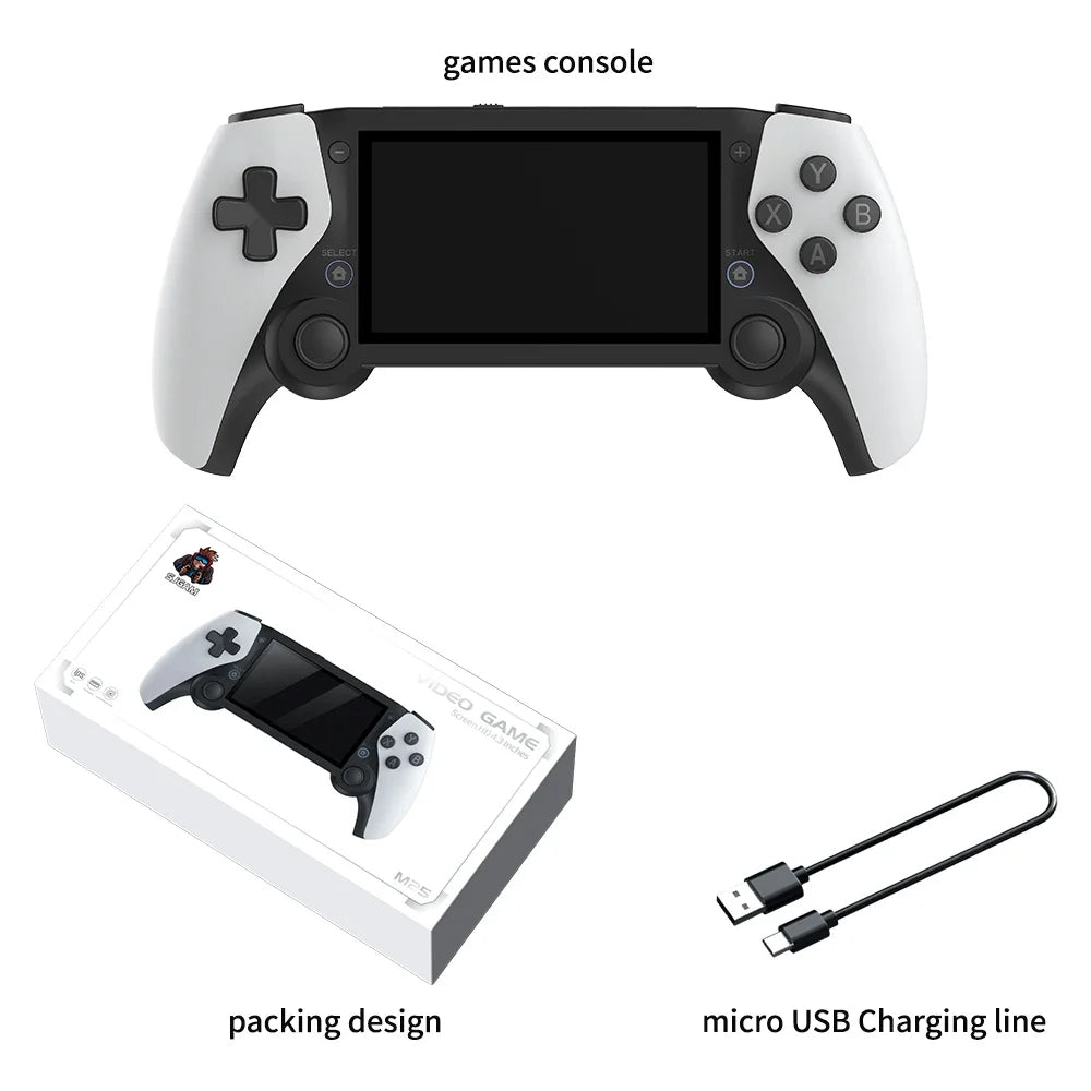 2025 New Hot Sell M25 Handheld 3d Joystick Game Console Tv Hdmi Wireless Controller Ps1 Arcade Game Console Holiday Gift