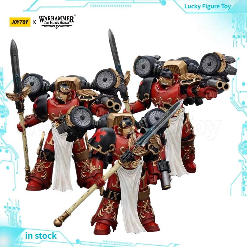 【Original】 JOYTOY 1/18 Action Figure Blood Angels Dawnbreaker Cohort 3PCS Soldier Toy Model Figures Toys Collection