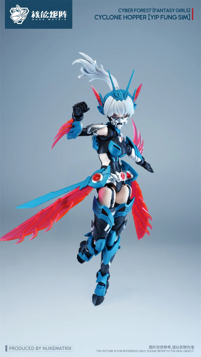 【Pre-Sale】 Nuke Matrix Cyber Forest Fantasy Girls Cyclone Hopper Yip Fung Sim Action Model Collectible Figure Toys