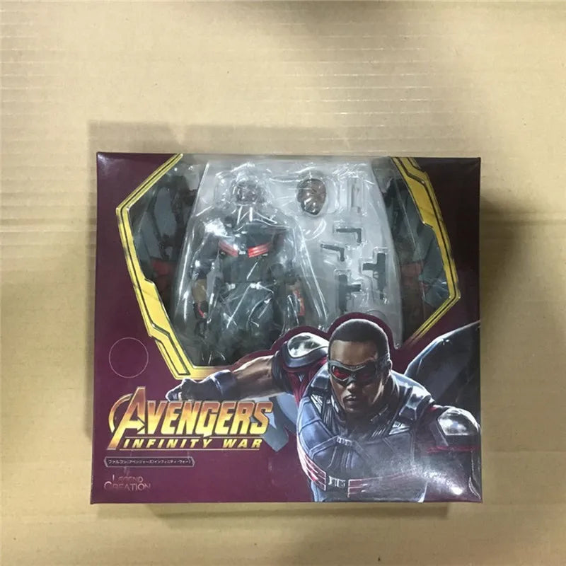 15cm marvel Comics The Avengers Shf Falcon Doll Model Hand-Held Infinite War Falcon soul Limit Movable Doll Ornaments Toy Gift