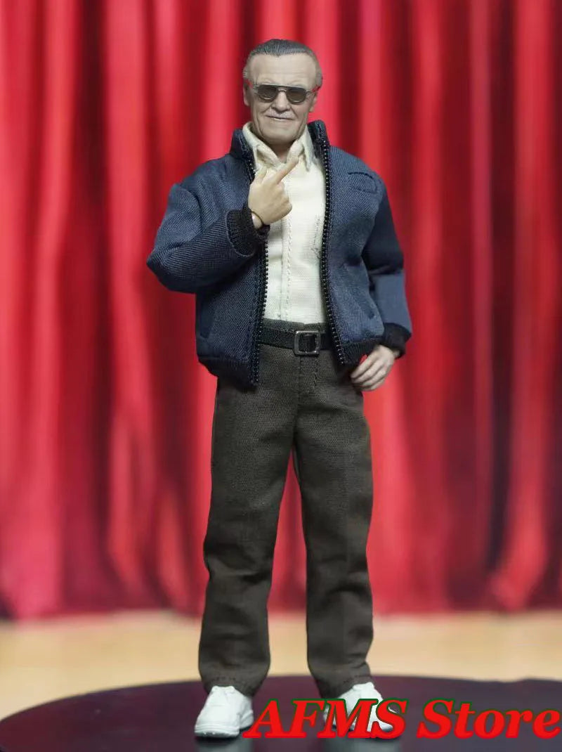 Manipple Studio 1/12 Scale Collectible Figure Captain Grandpa Doll With Weapon Full Set 6Inch Men Soldier Action Figure Body Dol