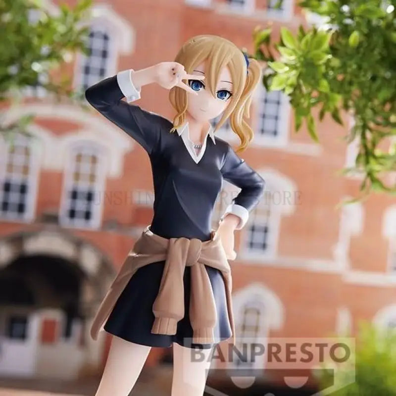 Banpresto In Stock Kaguya Sama Love Is War Fujiwara Chika Shinomiya Kaguya Hayasaka Ai Kyunties Action Figure Model Girls Gifts