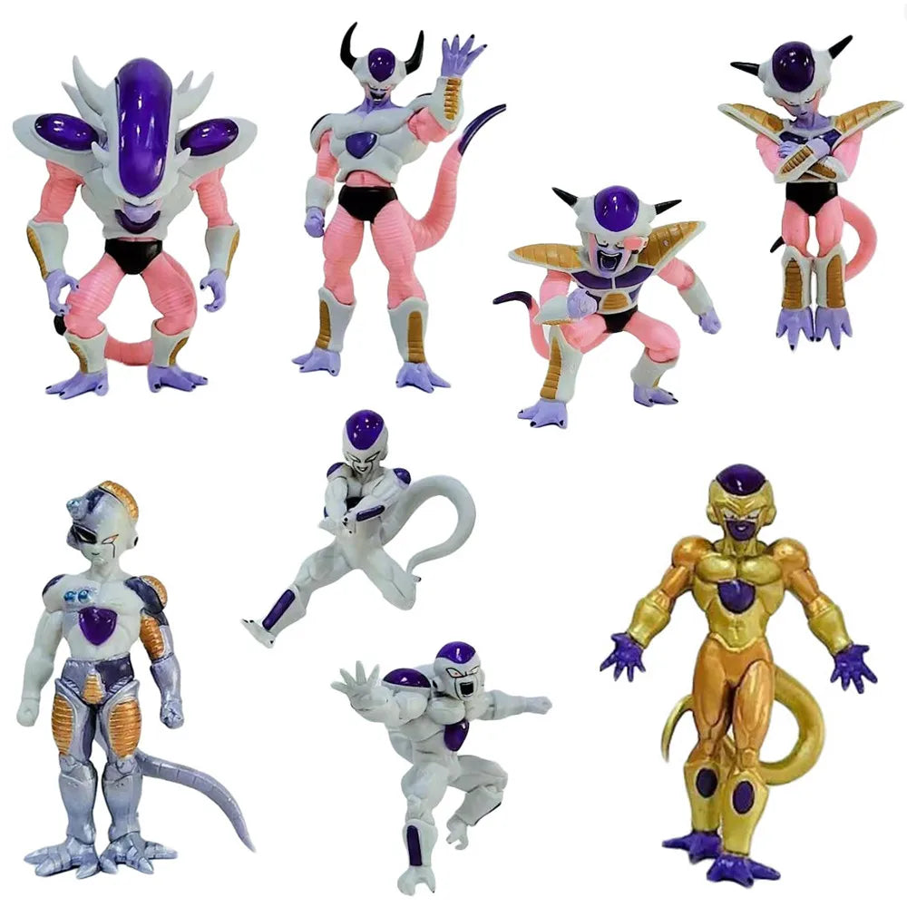 1 Pc Frieza Action Figures Dragon Ball Z PVC Model Gold Form Frieza Battle Pattern Change Collection Kid Gift Toy
