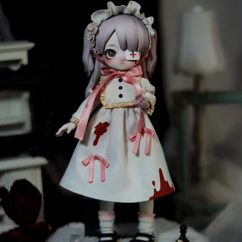 NYSSA Bizarre Nightmare Series 1/12BJD Готически стил Blind Box Toys Kawaii Anime Фигурка Изненада Мистериозна Кутия Кукли Момичета