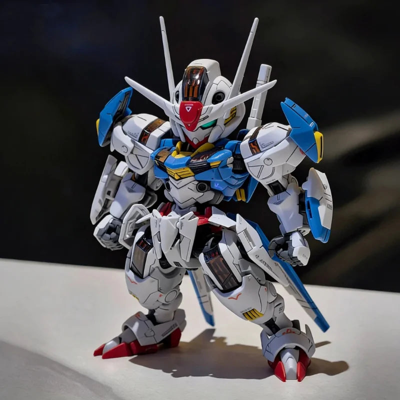 SUPA MGSD Aerial SD Q-Version Action Figure Mecha Warrior High Detail Detachable Parts Assembly Model Toy Collectible GK Gifts