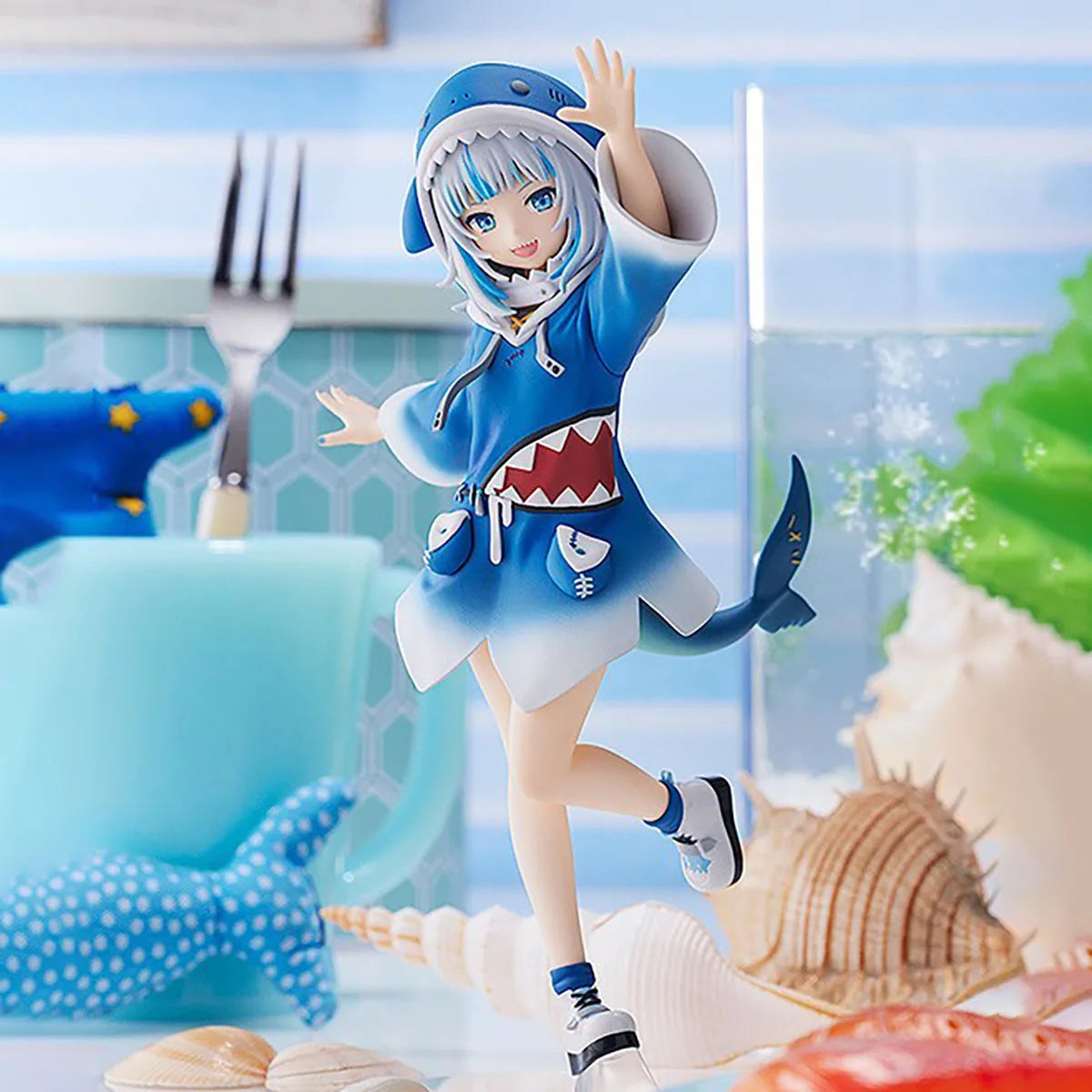 100% Original in Stock Good Smile Company Pop Up Parade Hololive Gawr Gura Anime Figure Collection Series Model Toys