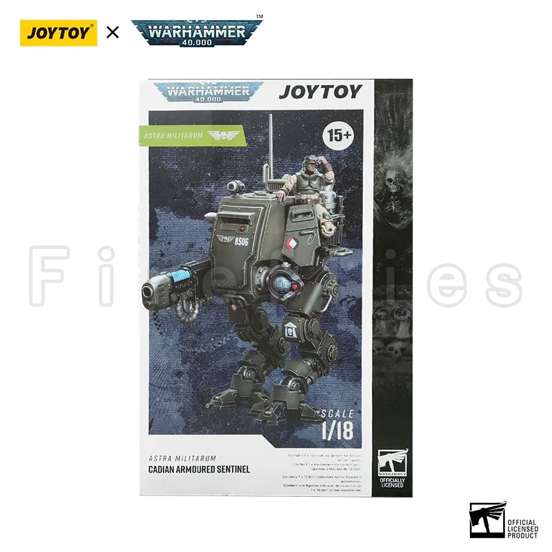 1/18 JOYTOY Action Figure 40K Astra Militarum Cadian Armoured Sentinel Anime Model Toy
