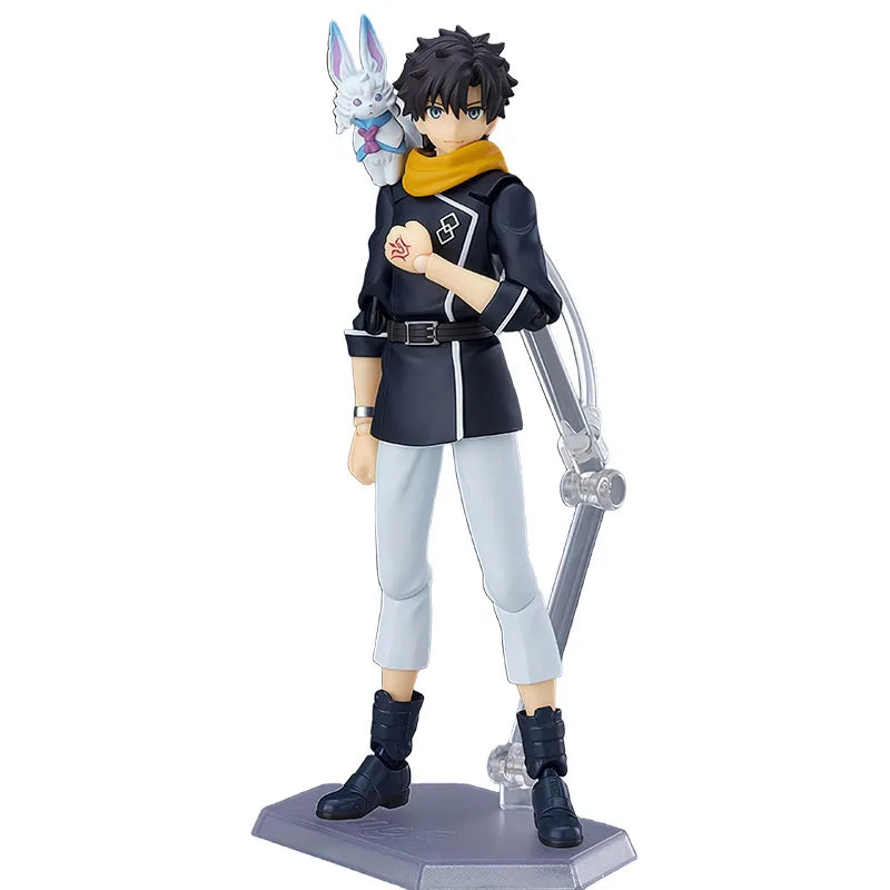 Max Factory Original Figma Fou, Ritsuka Fujimaru Anime Action Figures Toys for Boys Christmas Gift Collectible Model Ornaments