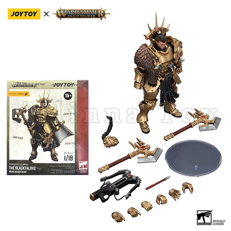 JOYTOY 1/18 Action Figure AGE OF SIGMAR Stormcast Eternals The Blacktalons Anime Collection Military Model