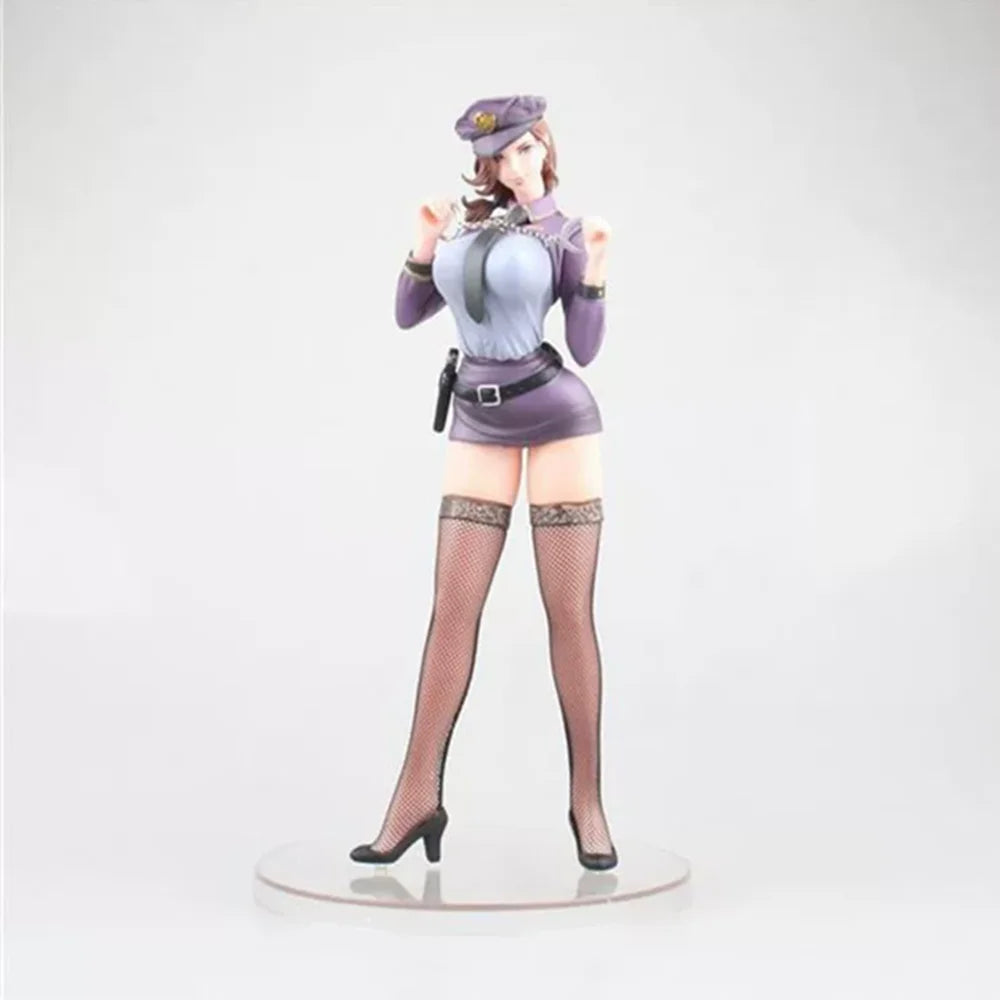 27cm Do S Married Policewoman Akiko Beautiful Girl Anime Handmade Action Figures Desktop Case Decoration Ornament Gift