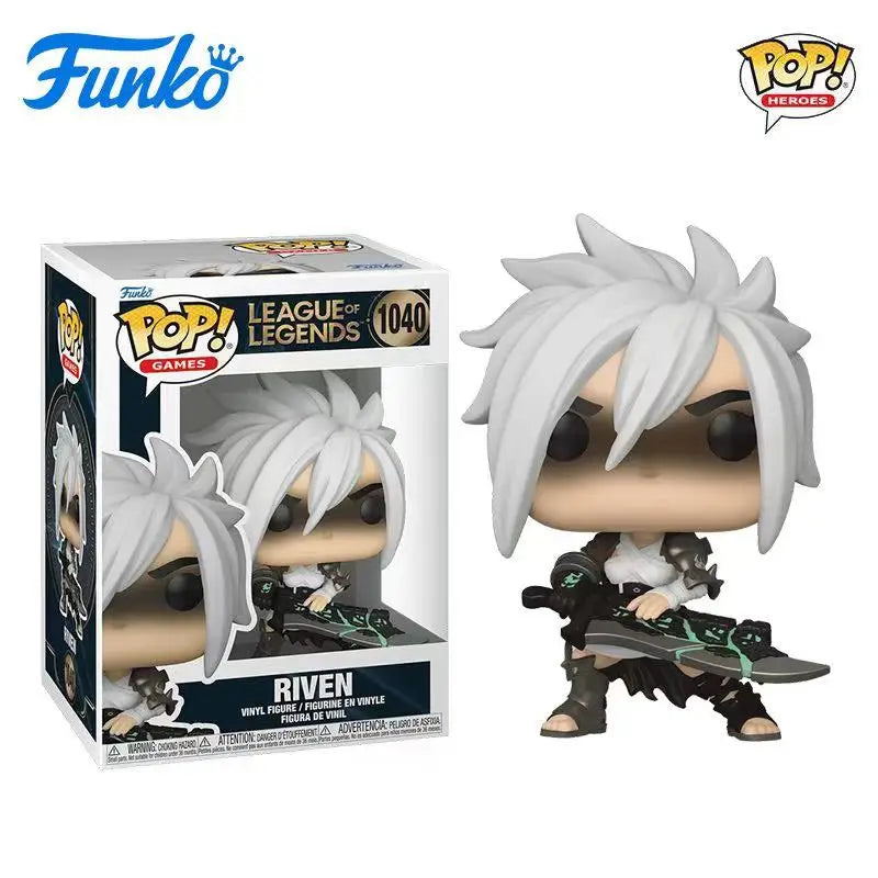 Jinx Action Figure Funko Pop League of Legends Series Vi Ekko Silco Figure Model Original Limited Edition Collectible Toy Gifts