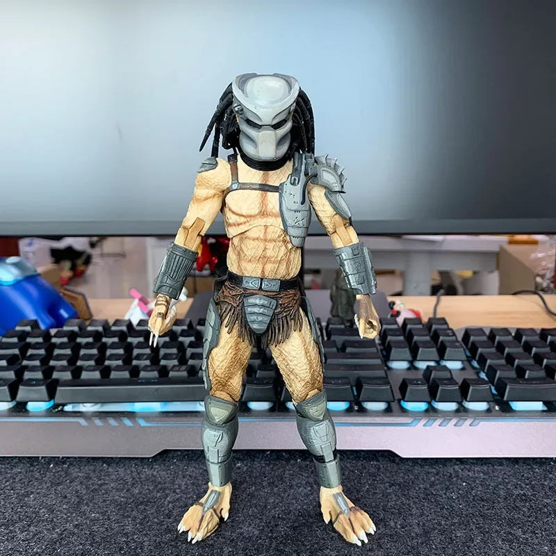 Genuine Neca Elephant Eagle Face Game Edition Iron Blood Legion Camouflage Predator Warrior 7inch Action Figure Collection Model