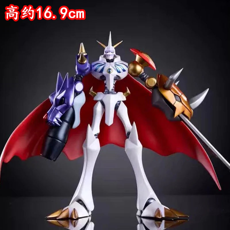 Digimon Adventure Anime-Figur Omegamon Dukemon Actionfigur 17 cm Modell Statue Puppe Sammlerstück Dekoration Spielzeug Geschenke