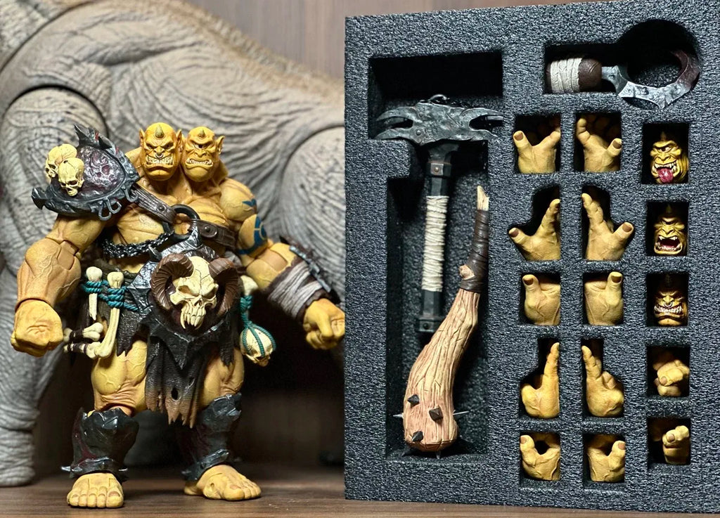 In Stock Adventurer World Skull Crusher. Ogruth Ogre Warrior Action Doll