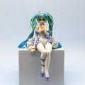 Hatsune Miku Desktop Niedliche Actionfigur 11cm Neko T-Shirt Ver. Anime Figur Kawaii Mädchen Modell Spielzeug Geschenk