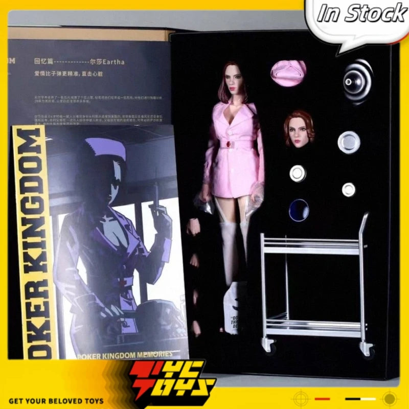 TYCTOYS Genuine DAMTOYS 1/6 Scale Eartha from "Poker Kingdom: Memoirs" GK004MX-A B Action Figure Model Toys Ornament