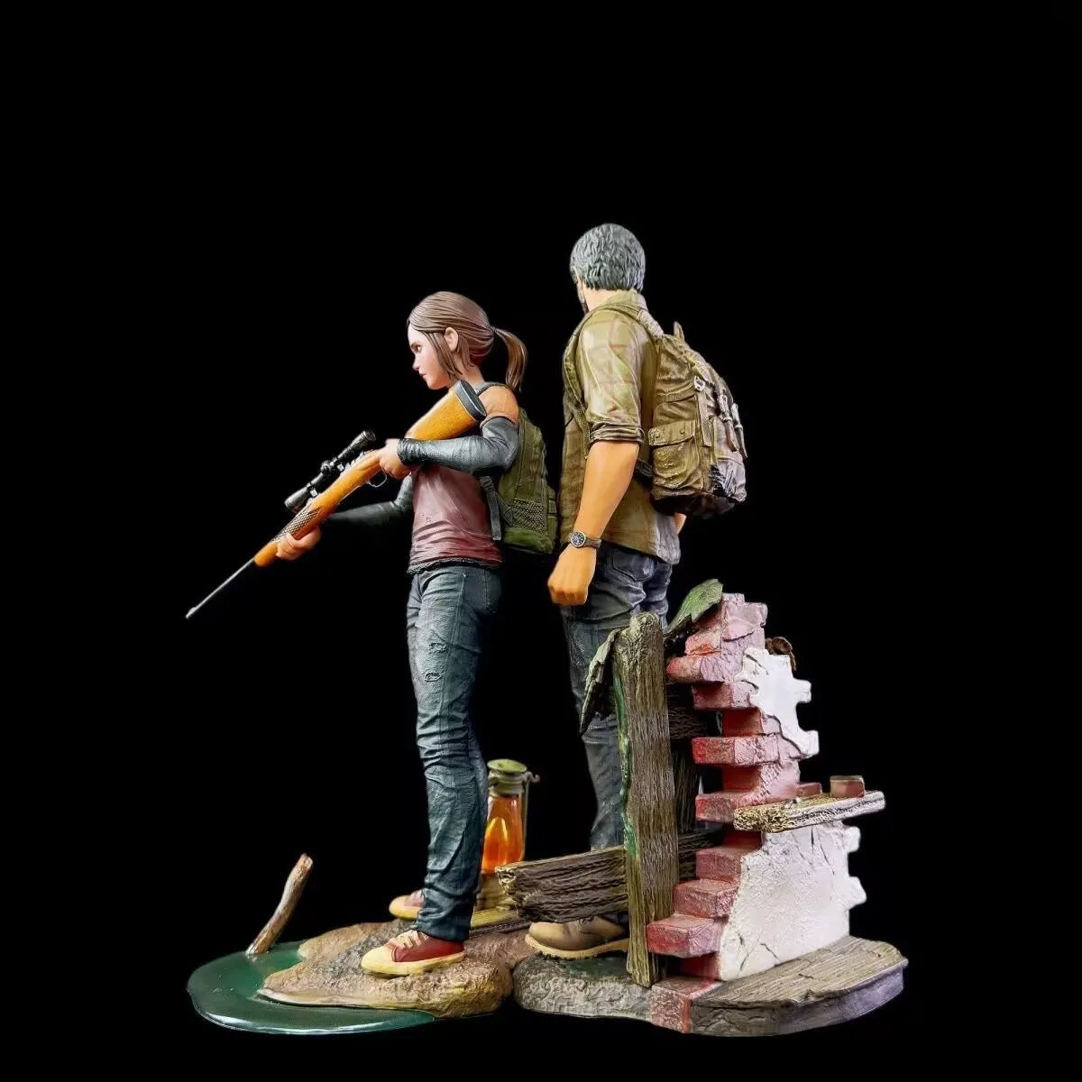 In Stock Anime The Last Of Us Figure Ellie Williams Action Figures Joel Miller Figurine Pvc Doll Desk Decora Statue Collection