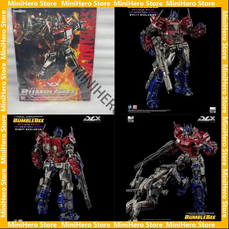In Stock ThreeZero G1 Optimus Prime DLX Action Figure 53 Points Articulation With Box