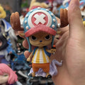 Action Figures One Piece 10cm Tony Anime Figures Tony Chopper Figure Cute Pvc Statue Collection Model Birthday Gifts Custom Toys
