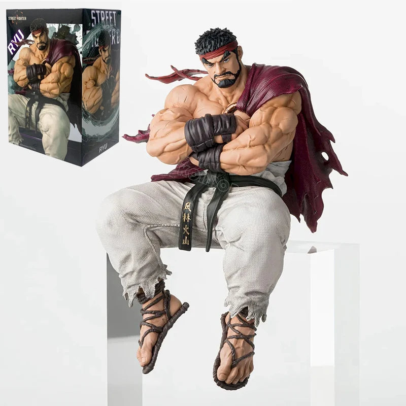 14cm Street Fighter Chun Li Anime Game Figure Ryu/Ken Masters Action Figure Guile/Zangief Figurine Collectible Model Doll Toys