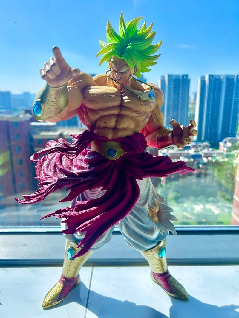 Dragon Ball Z Jt Statue Broly Figur Ssj3 Broly Super Saiyajin PVC Actionfiguren 50cmcollection Mode Spielzeug Geschenke