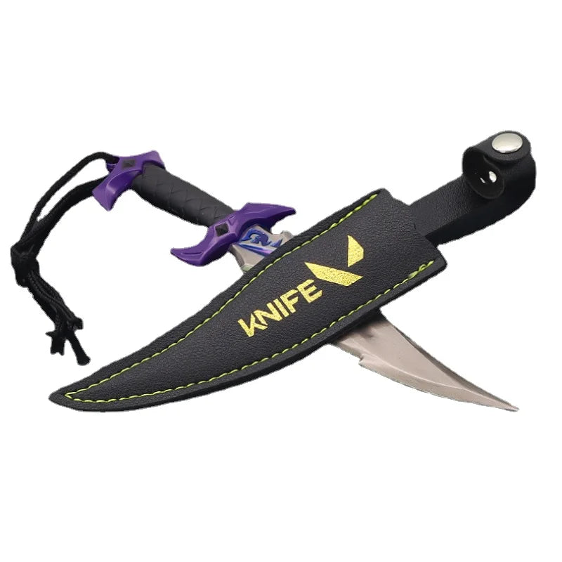 Valorant Weapon Model Melee Reaver Knife Metal Reaver Collection Craft Ornament 18cm Peripheral Samurai Katana Model Gift Kid