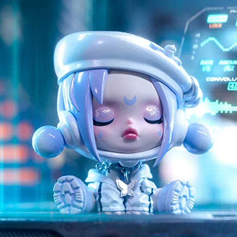 POP MART Skullpanda City of Night Series Blind Box Toys Kawaii Anime Action Figure Caixa Caja Mystery Box Dolls Girls Gift