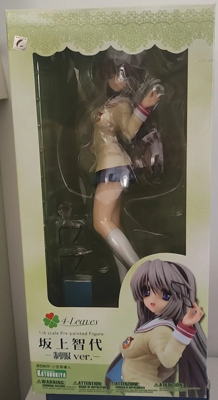 In Stock Original KOTOBUKIYA 4-Leaves CLANNAD Sakagami Tomoyo Uniform Ver. Toys Gifts Decoration Collection Models Figures
