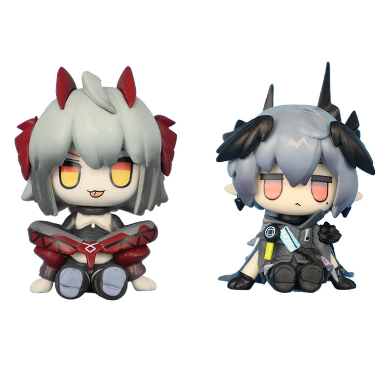 Arknights Logos Anime Game Figure Civilight Eterna/Wiš'adel Action Figure Lappland/Amiya/Texas Figure Collectible Model Doll Toy