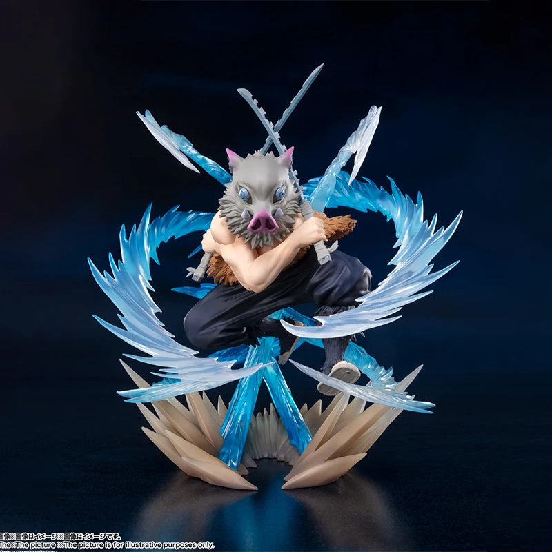 Bandai Genuine Hashibira Inosuke Beast Breathing Figuarts ZERO Demon Slayer SuperRobot Wars Anime Peripheral Doll for Collectors