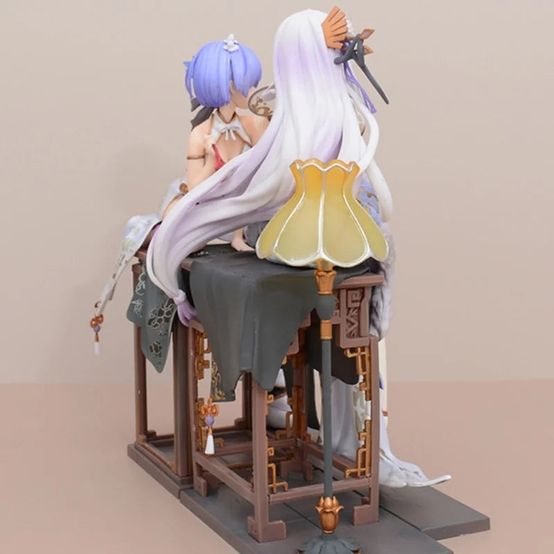 Re: leben In EINE Andere Welt Von Null Rem Emilia Chinoiserie Kleidung Figur Modell Sammlung Desktop Dekoration Ornament Geschenke