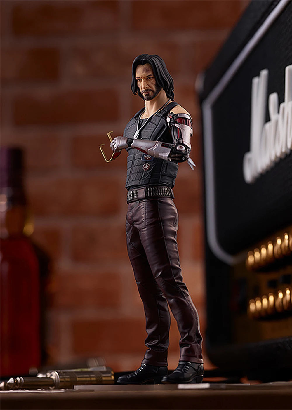 100% Original in Stock Good Smile Company Pop Up Parade Cyberpunk 2077 Johnny Silverhand Collection Series Model Decoration