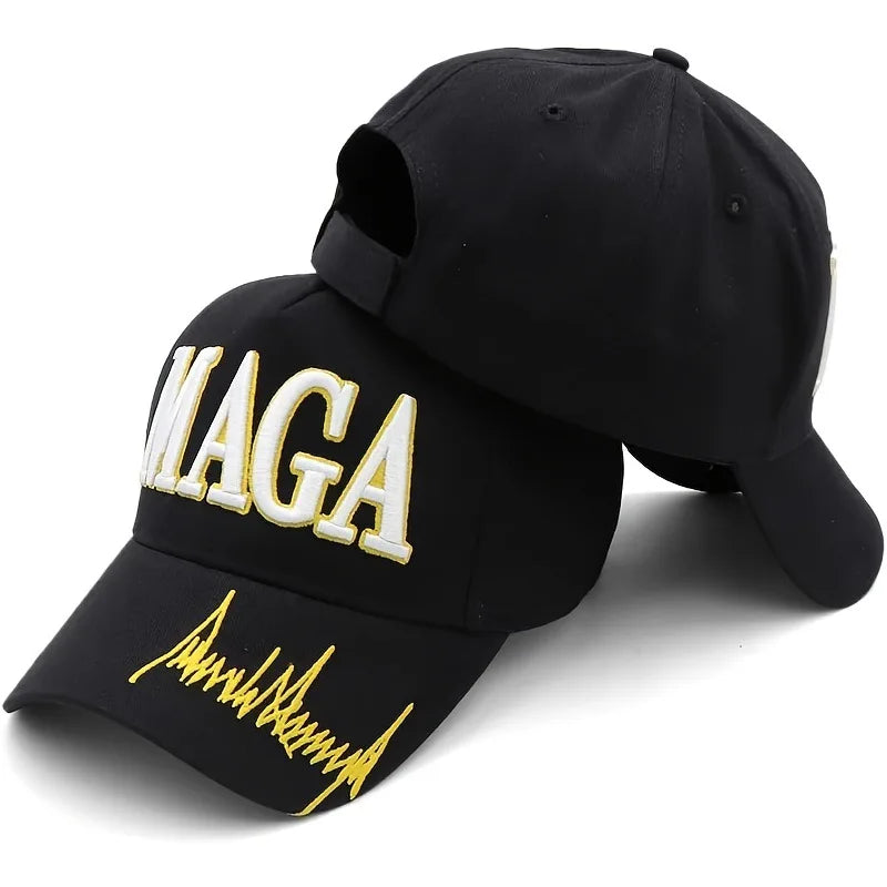2025 US Presidential Election Baseball Hat Red MAGA Peaked Cap High-quality Summer Outdoor Cap Party Assembly Election Hat