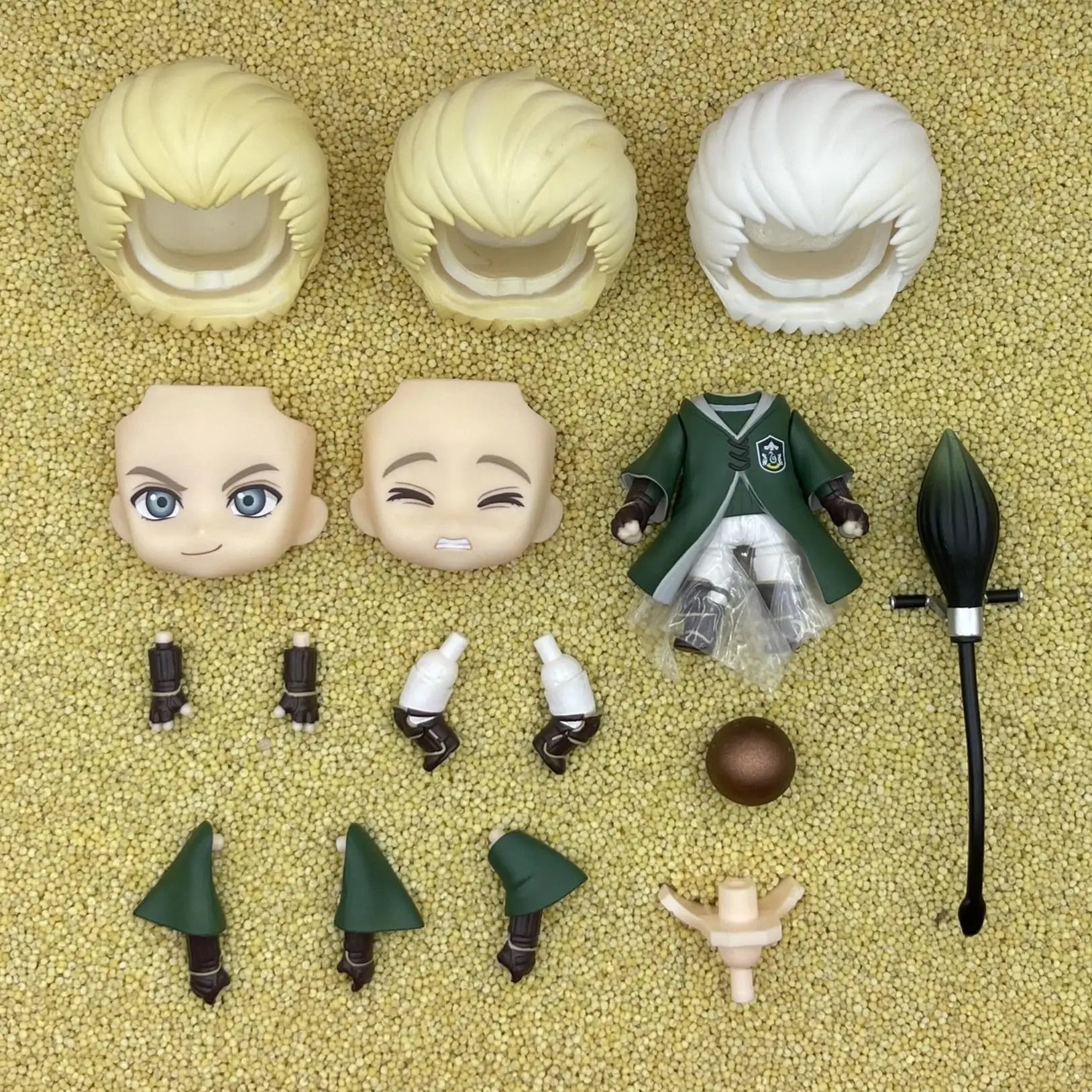 jiujian GSC Clay Man Face doll face hair doll accessories