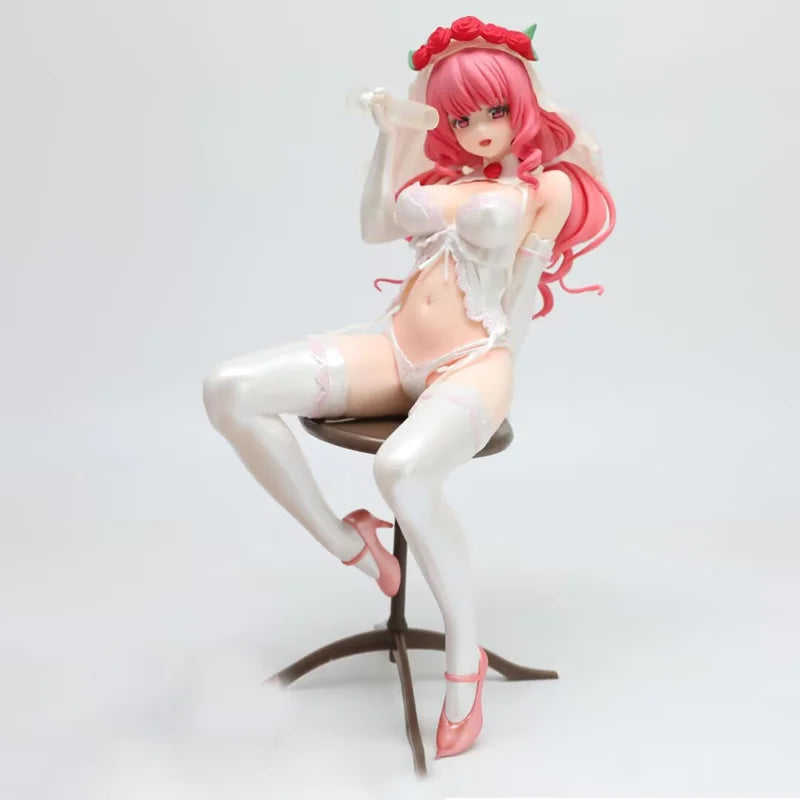 Anime Figure Beautiful Girl Shizuku Kanno Gk Sitting Wedding Pose Pvc Model Desktop Ornament For Adult Collection Decor Display