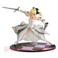 Fate Stay Night Saber Lily Sword Victory 21см екшън фигурка PVC колекционерски играчки за коледен подарък