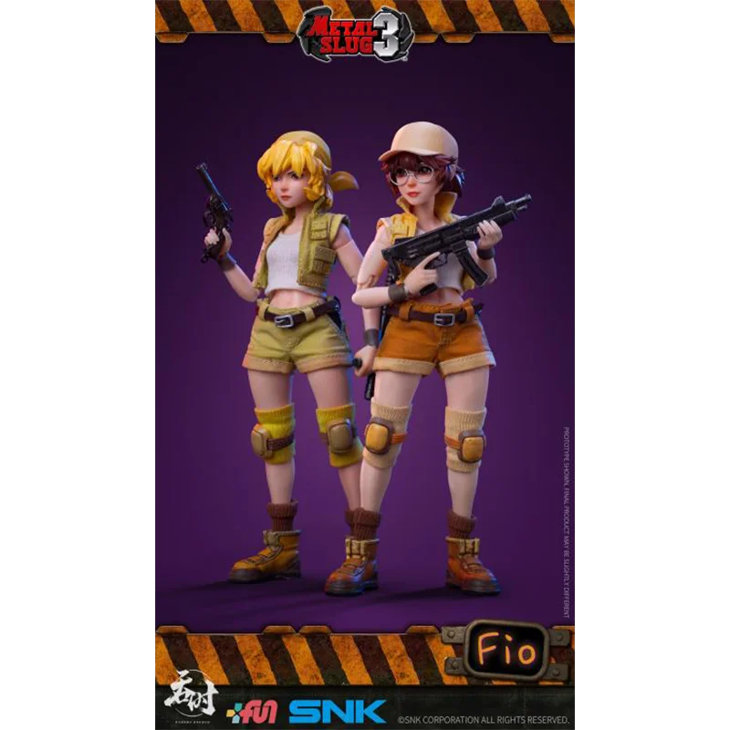 In Stock Original Tunshi Studio SNK Metal Slug 3 Fiolina Germi Fio TS-006-FG Eri Kasamoto TS-007-EK Figures Action Model Toys