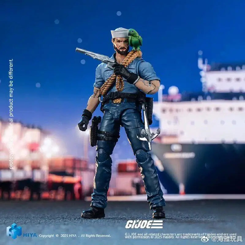 Hiya Gijoe 1/18 Scale Sailor Articulated Poseable Action Figure For Adult Hobby Collectors Desktop Display Decoration