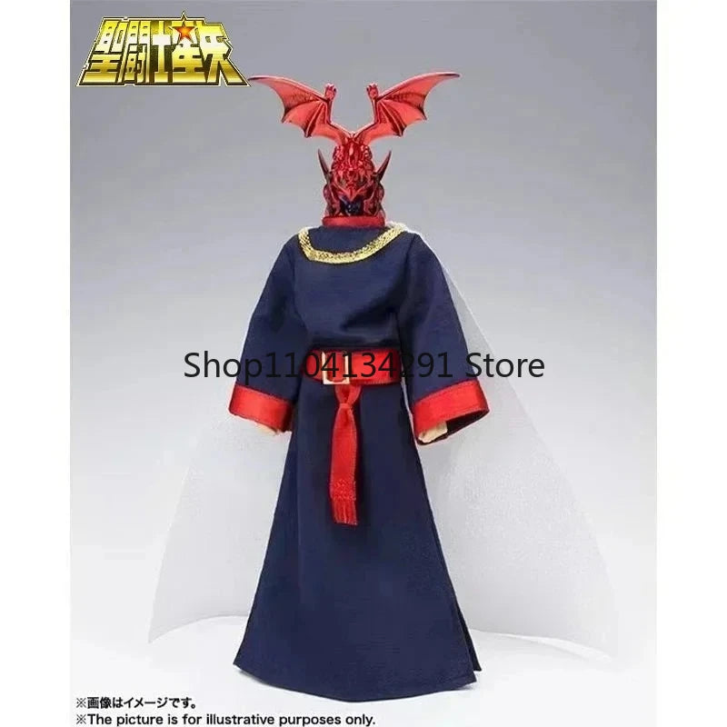 Original Bandai Japanese Version Saint Cloth Myth Saint Seiya EX Pope Golden Soul Sacred Cloth God Twin Alex Throne Figure