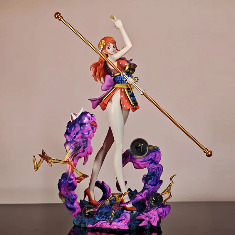 One Piece Oni Island Samurai Nami Anime Figure Action Figurine Pvc Statue Model Room Collection Decoration Toys Christmas Gift
