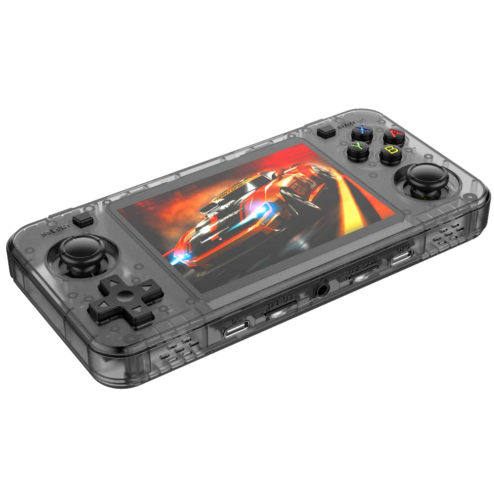 New R36H Retro Handheld Game Console 3.5" IPS Screen Portable Video Game Console Built in 64G Card & 15000 Games Open Source