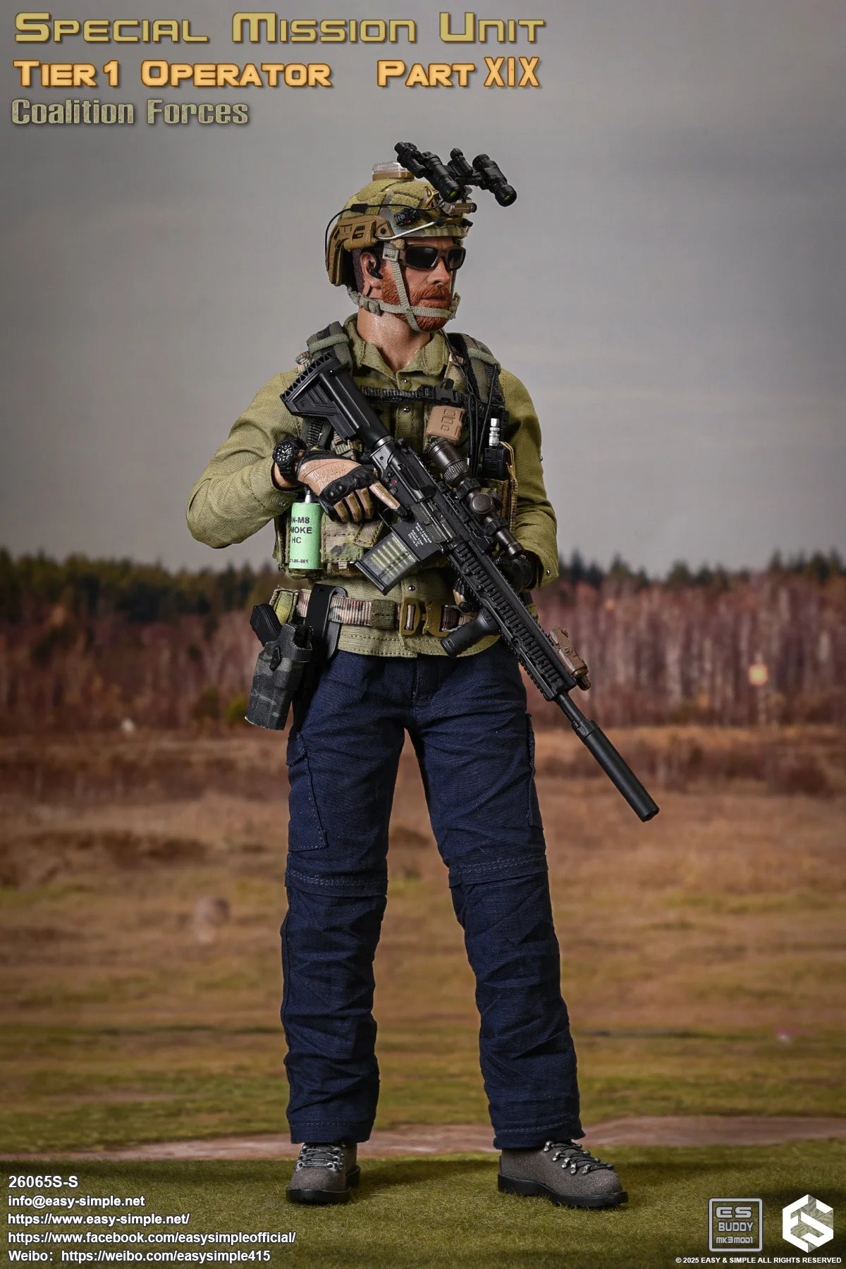 EASY&SIMPLE ES 1:6 26065SS SAS Coalition Forces Soldier Action Figure
