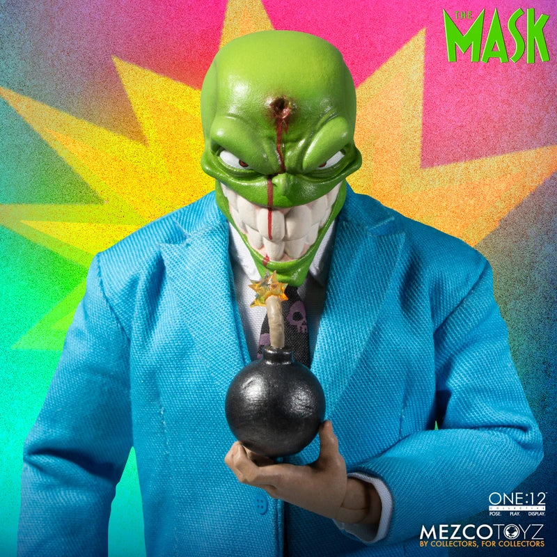 In Stock 100% Original Mezco Toyz One:12 Collective The Mask Deluxe Edition  Anime Action Collection Figures Model Toys