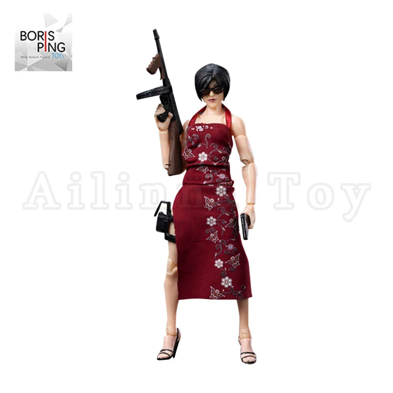 Boris Ping Toys AK18 Series 1/18 Action Figure Wave 2 Agent Wang and Avina (Standard) Anime Model