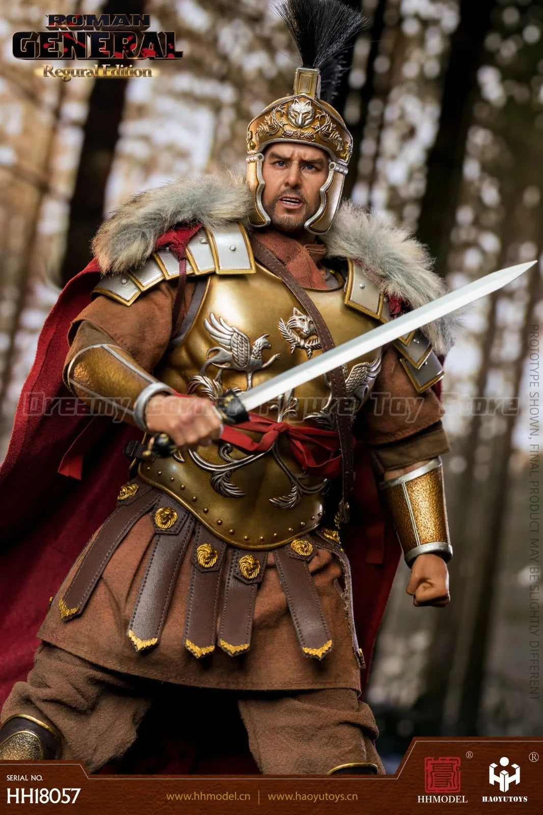 【In Stock】HHMODEL HAOYUTOYS HH18057 Imperial Legion General Gold Edition 1/6 Action Figure Model