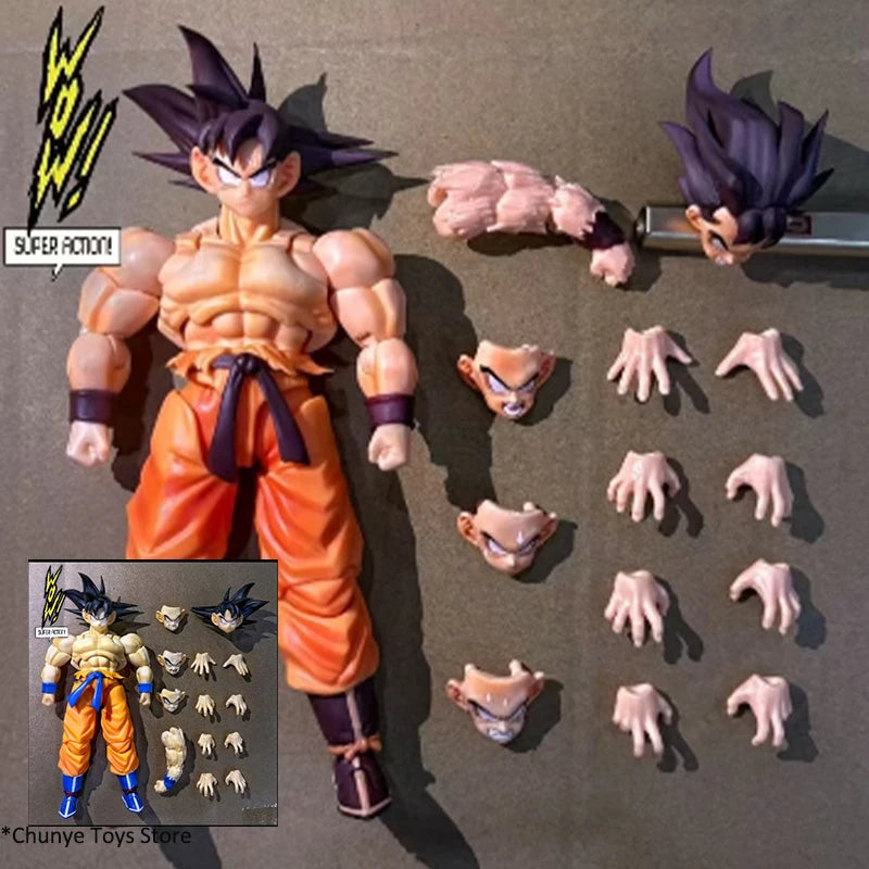 Wow Studio Dragon Ball Z Son Goku Vegeta Actionfiguren – Legendäre Super-Saiyajin-Anime-Figur, Modellspielzeug, Geschenke für Sammler