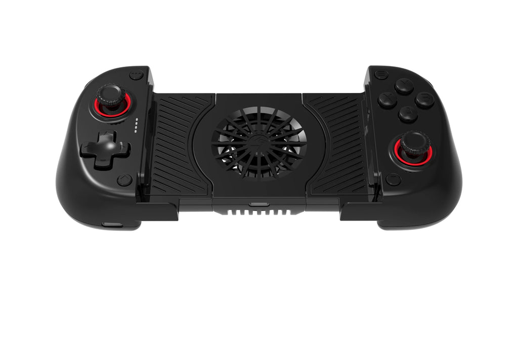2 IN 1 Cooling Fan Stretching Gamepad X3 for Multi-Platform with Dual Hall,Dual vibration Motors&intelligence Bluetooth Chip