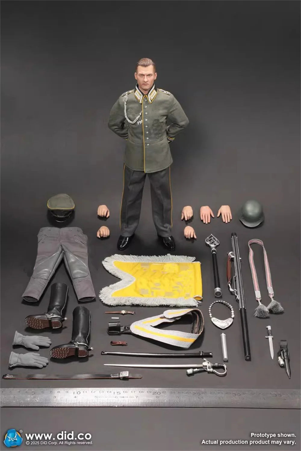 In Stock For Sale 1/6th DID D80193 Soldier Doll Flag Full Set Moveable Action Figure About 12" Doll Figure For Collect Gift