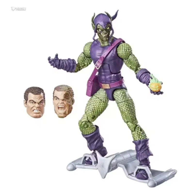 Original Hasbro Marvel Legends Series SPIDER-MAN GREEN GOBLIN Anime Figure Toys Collection Ornaments